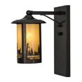 thumbnail image 4 of Meyda 150585 8 in. Fulton Deer Creek Solid Mount Wall Sconce, Bai Craftsman, 4 of 4