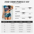 thumbnail image 3 of KLL Airplane Shark Pattern Workout Shorts for Women Scrunch Short Gym Yoga Running Sport Active Exercise Fitness Shorts, 3 of 5
