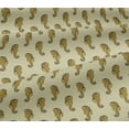 thumbnail image 5 of oneOone Tissu Jersey Viscose Imprimé Hippocampe Bloc 60 Pouces de Large, 5 of 5