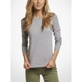 thumbnail image 2 of Russell Athletic Women's Essential 60/40 Performance Long Sleeve T-Shirt in Oxford M | 64LTTX, 2 of 8