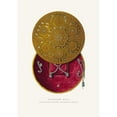 thumbnail image 2 of Fedor Grigoryevich Solntsev 14x18 Black Ornate Wood Framed Double Matted Museum Art Print Titled - Starinnyi Shchit, Ukrashnnyi Zolotom, Kamniami I Emal’Iu (1849 - 1853), 2 of 5