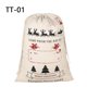 thumbnail image 1 of Saco de Navidad de Papá Noel para niños, bolsa grande de 50 estilos, para regalo, con cordón, decoración de Festival, 1 of 4