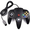 thumbnail image 1 of RetroFam - N64 Wired Video Game Joystick Controller - Black, 1 of 5