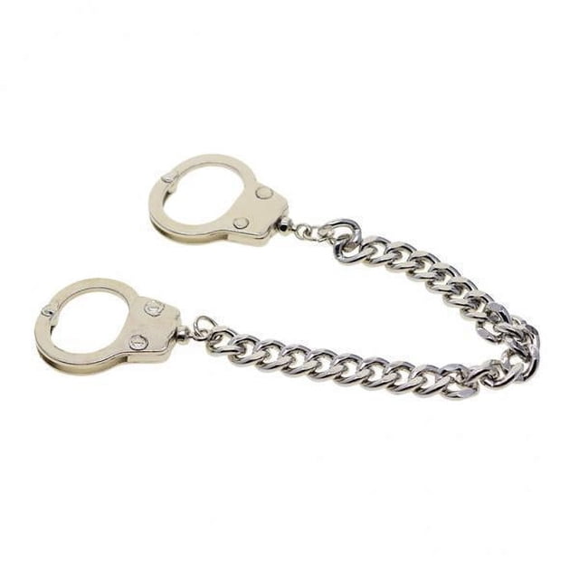 4x Llavero con Esposas Cadena de Metal Cadena para Pantalones Cadena para Jeans Cadena para Motociclista Cadena para Pantalones 4 piezas
