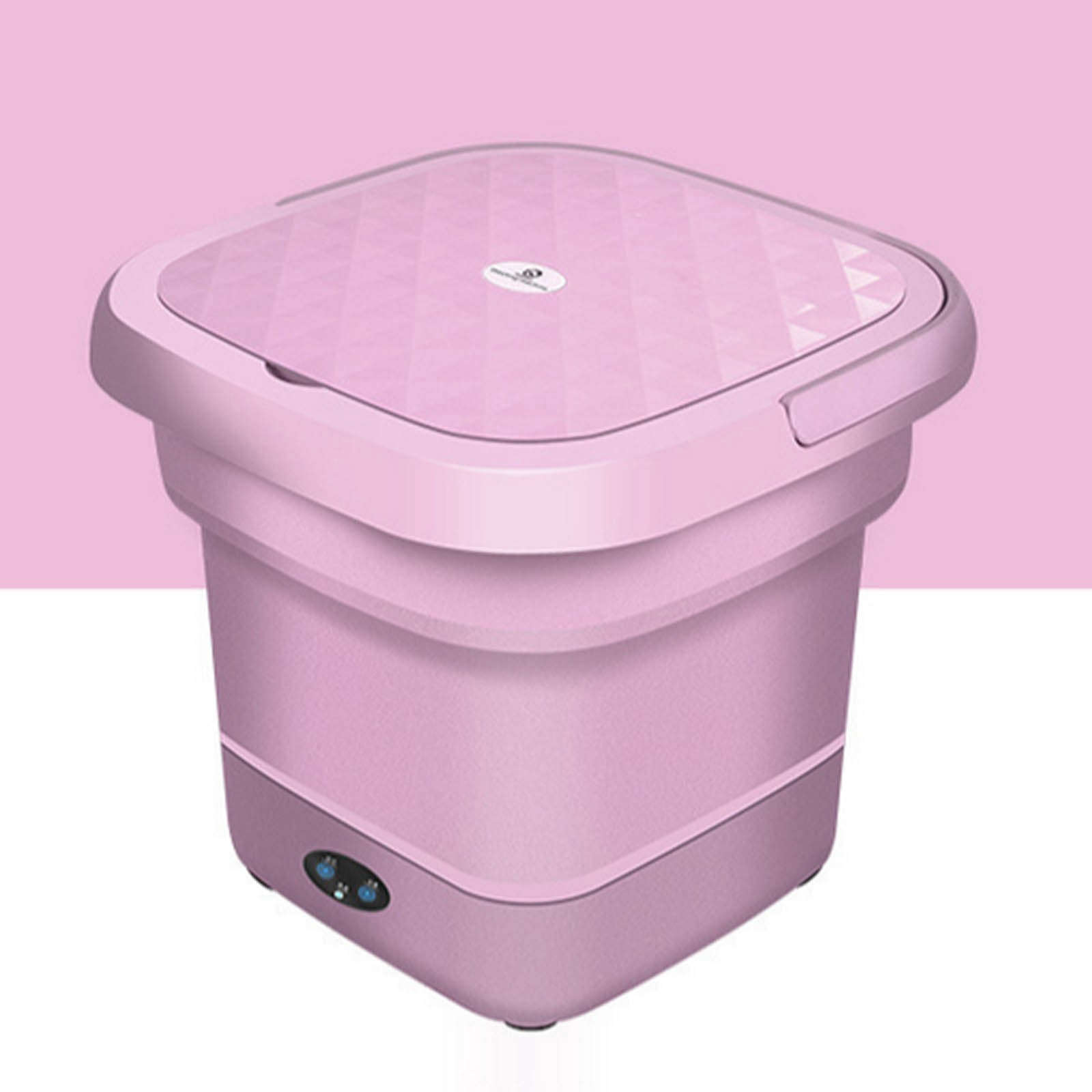 Home Supplies On Sale Surpdew New Folding Washing Mini Washing Machine Cleaning Machine Household Small Folding Washing Machine Pink Free Size
