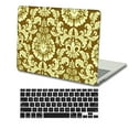thumbnail image 5 of KSK KAISHEK Compatible with MacBook Air 13 inchs Case 2010 2011 2012 2013 2014 - 2017 Released Model A1369/A1466, Plastic Hard Shell Case Cover + Black Keyboard Cover, Golden A 11, 5 of 5