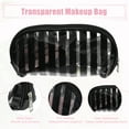 thumbnail image 5 of Unique Bargains Clear Makeup Bag Transparent Toiletry Bag Zipper Cosmetic Bag Organizer for Travel for Women Black, 5 of 7