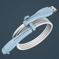 thumbnail image 4 of Data Cable Protectors Covers Silicone Data Cable Winder Charging Cable Protective Covers Charging Head Dustproof Covers, 4 of 9