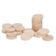 thumbnail image 5 of 50 piezas de monedas de madera redondas de 1,2 pulgadas sin terminar, madera natural duradera, círculos de madera multiusos para pintar, colorear, bricolaje, 5 of 10