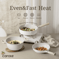 thumbnail image 4 of Carote Nonstick Cookware Set 8-Piece,Kitchen Pots and Pans Set,Stay-Cool Handles,Induction Compatible,Cookware Set for RV and Camping,Beige, 4 of 7
