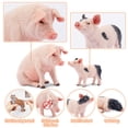 thumbnail image 3 of Juego de figuras Toymany Pig Farm Animal, 8 piezas, para niños pequeños, 3 of 9