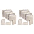 thumbnail image 1 of (2-Pack) Rinsvye Packing Cubes for Travel Under Dresser Storage 7Pcs Travel Cubes Set Sweater Storage Foldable Suitcase Organizer Lightweight Sweater Storage Containers Luggage Storage Bag, 1 of 9