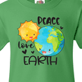 thumbnail image 4 of Inktastic Earth Day Peace Love Earth Youth T-Shirt, 4 of 5