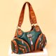 thumbnail image 2 of Mochila de hombro versátil de gran capacidad con remaches para mujer, portátil, oblicua, estilo retro, de cuero lavado, informal, 2 of 5