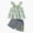 A7 Green, variant on Toddler Girl Clothes Toddler Baby Girl Summer Outfit 9 12 18 24 Months 2T 3T 4T Layered Tank Top Denim Shorts Set 2 Pcs Clothes Set