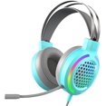 thumbnail image 1 of USB7 1 Casque de Jeu Filaire Monté sur la Tête avec Haut-Parleur 50 mm Unité Microphone à Réduction de Bruit Omnidirectionnelle RVB, 1 of 8