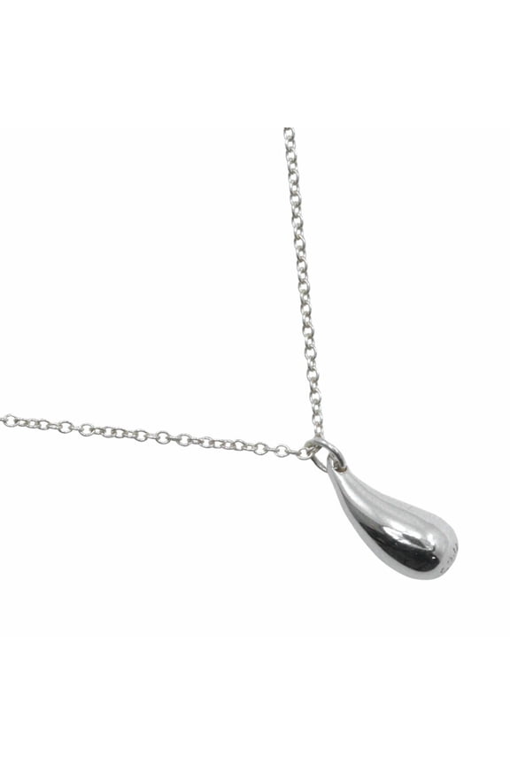 Pre-Owned Tiffany & Co. Elsa Peretti Teardrop Necklace, 925 Sterling Silver, Approx.... (Good)