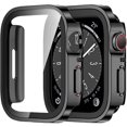 thumbnail image 2 of Cristal y funda para Apple Watch 7, 8, 45mm, 41mm, 49mm, 44mm, 40mm, borde recto, Protector de pantalla, funda para iWatch 4, 5, SE, 6, 7, 8, Ultra 49mm, 2 of 4
