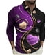thumbnail image 2 of Blusa y camisa de manga larga con cuello vuelto para hombre, jersey de solapa con cremallera de manga larga, blusa informal con estampado de San Valentín para hombre, blusa de poliéster, 2 of 5