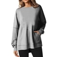thumbnail image 1 of SNKSDGM Chandail Vert pour Femmes Chandail pour Femmes à Fermeture Éclair Grande Taille Mode pour Femmes Décontracté Ample à Manches Longues Col Chandail à Capuchon S, 1 of 4