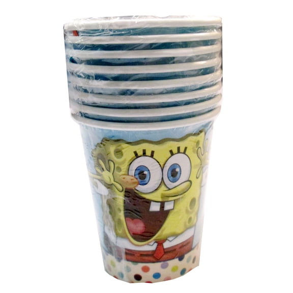 SpongeBob SquarePants 'Polka Dots' 9oz Paper Cups (8ct)