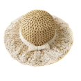 thumbnail image 1 of Sombrero de Paja Visera de Playa Transpirable para Niños Yinane, 1 of 5