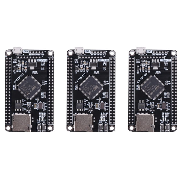 3X Stm32F407Vet6 Placa Base del Sistema Stm32 Placa de Desarrollo Stm32F407 Placa de Aprendizaje F407 de Un Solo Chip