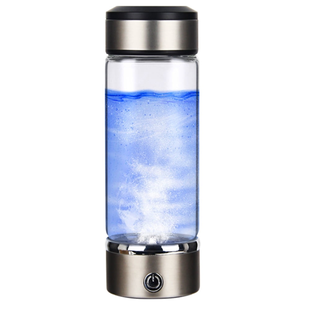 450ML Portable Rechargeable Rich Hydrogen Water Generator Bottle,Water  Electrolysis ionizer, Pure H2 Water Bottle