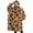 Leopard Pattern, variant on Oversized Wearable Blanket Hoodie,Leopard Pattern Sherpa Blanket Hoodie with Super Pockets,Super Warm Fuzzy Pullover for Women & Men