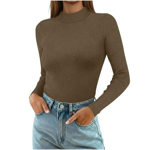 Women's Top, Casual Solid Color Striped Long Sleeve Fashion Blouse