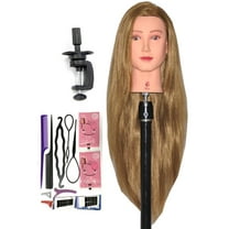 Bellrino 28" Cosmetology Mannequin Manikin Training Head with Synthetic Fiber - Rita