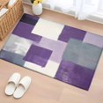 thumbnail image 5 of Abstract Purple Front Door Rugs 2x3 ft White Gray Gradient Graffiti Color Block Small Rug for Entryway Non Slip Washable Bathroom Door Mat Absorbent Floor Mat for Indoor Entrance, 5 of 9
