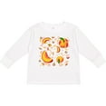 thumbnail image 3 of Inktastic Peach Fruit Party Boys or Girls Long Sleeve Toddler T-Shirt, 3 of 5