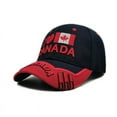 thumbnail image 2 of GDREDA Baseball Caps Hat Canadian Maple Leaf Cap Flag Embroidered Unisex Adult，Brick Red, 2 of 4