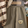 thumbnail image 4 of Sopiago Toddler Baby Boys Summer Clothes 3 6 12 18 24 Months 2T 3T 4T 5T Boys Outfits Sleeveless Dinosaur Print Tank Tops Striped Shorts Set Grey,6-12 Months, 4 of 5