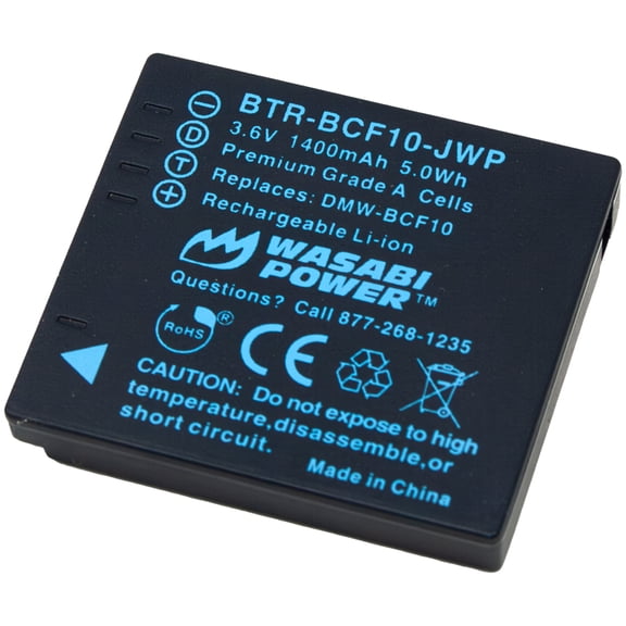Wasabi Power Battery for Panasonic DMW-BCF10, CGA-S/106B