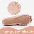 thumbnail image 2 of Sonducket Zapatos de baile de cuero cómodos para niñas y adultos, zapatillas de ballet, zapatos de ballet para niñas con estilo Calzado, 2 of 6