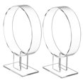 thumbnail image 6 of LOLIPPYY 2-Pack Clear Acrylic Hairband Organizer Stand Practical Display Rack for Hair Hoops and Accessories, 6 of 7
