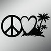 Peace Love Pokemon Vinyl Decal Sticker | Cars Trucks Vans Walls Laptops Cups | Black | 7.5 X 2.8 Inch | KCD1639B