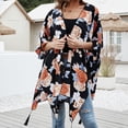 thumbnail image 2 of Kimono Cárdigan suelto BLESIY gasa Estampado Floral verano Boho, 2 of 8