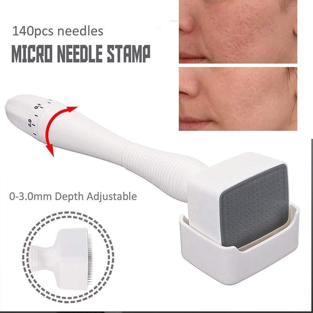Microneedling profesional de titanio de 140 puntas ShuxiuWang 8390605246432