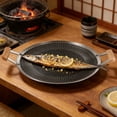 thumbnail image 5 of Nonstick Crepe Pan, Stainless Steel Flat Skillet, Stainless Steel Honeycomb Coating Pancake Pan, Tortilla Griddle Pan for Easy Cleanup, with All Stove Tops Available, 5 of 7