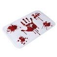 thumbnail image 2 of Alfombra de baño caliente Felpudo Estilo terrorífico Decoración de Halloween Pie de sangre Wmkox8yii HFSH5405, 2 of 2