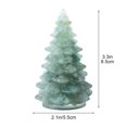 thumbnail image 3 of Vrorvz Resin Christmas Tree Christmas Decorations Christmas Ornaments Mini Tabletop Ornament Crystal Chip Long Lasting Home Office Decor for Living Room Desk Shelf Blue, 3 of 6