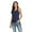 Navy Blue, variant on Beautyin Drawstring Camisole Stretchy Racerback Ribbed Tank Top for Women