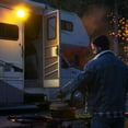 thumbnail image 6 of Lumitronics 7” Round Surface Mount RV Porch Scare Light RV LED Lights, Stainless Steel, 6 of 7