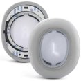 thumbnail image 1 of Almohadillas de repuesto Miruchertter E55BT de cuero sintético suave, gris, 1 of 7