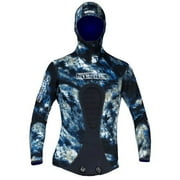 SEAC Men's Kobra Ocean Neoprene Wetsuit Jacket, Blue Camouflage