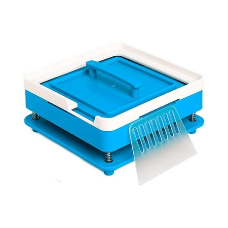 

Fall Decor Blue Abs Filling M Ulti Functiona Divided Serving Tray With Lid