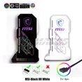 thumbnail image 1 of 4090 GPU Holder Jack Support 40 Series VGA Bracket RGB Flow MSI AORUS ROG TUF Belief Anime Characters PC Assemble MOD MSI White, 1 of 6